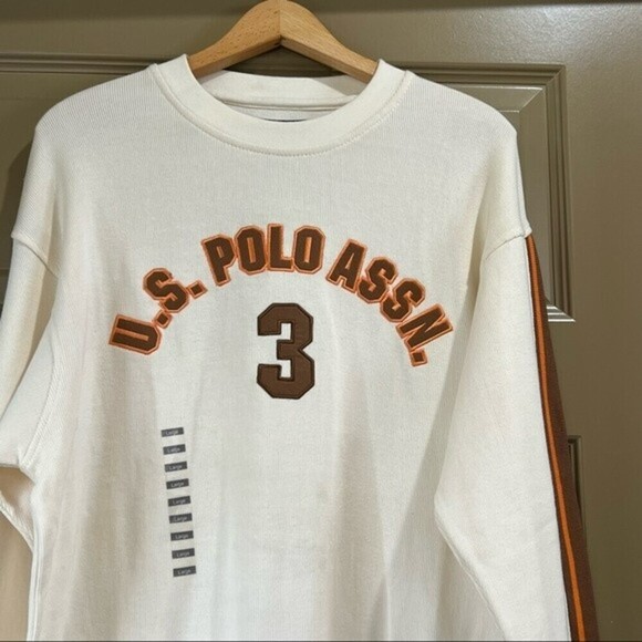 NWT U.S. Polo Assn Pullover Long Sleeves Sweater #3 - Mens Size L - Picture 3 of 11